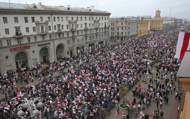 Demonstrace v Bělorusku pokračují